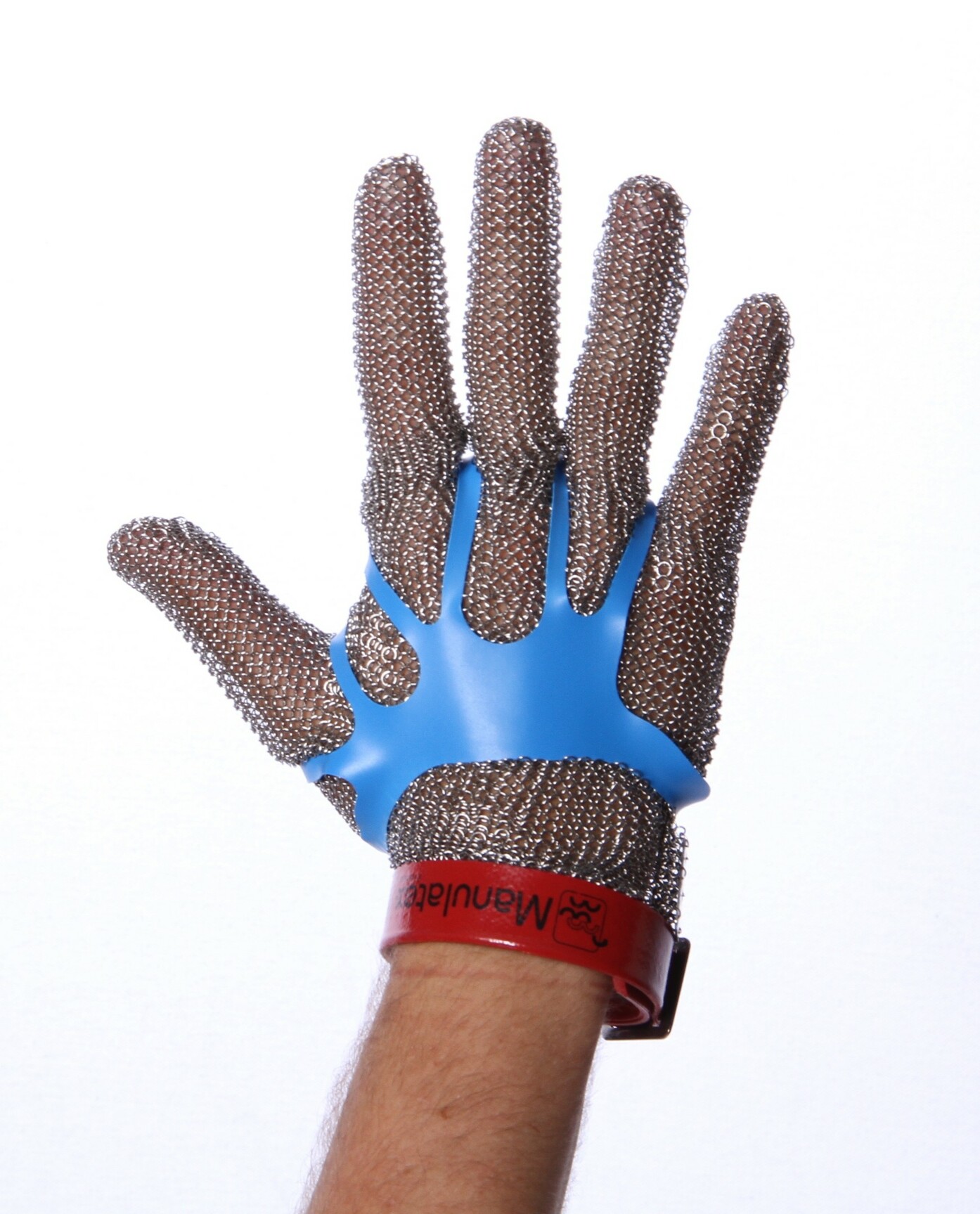 Fixe gant bleu
