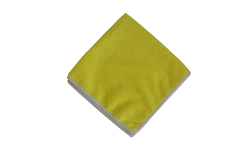 Lavette microfibre jaune 230 gr/m²